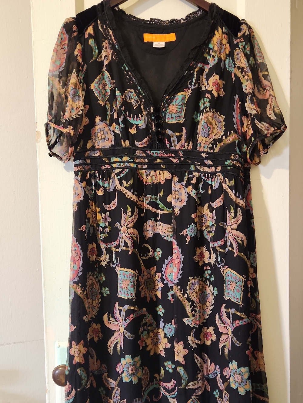 Cynthia Steffe Black Floral Dress